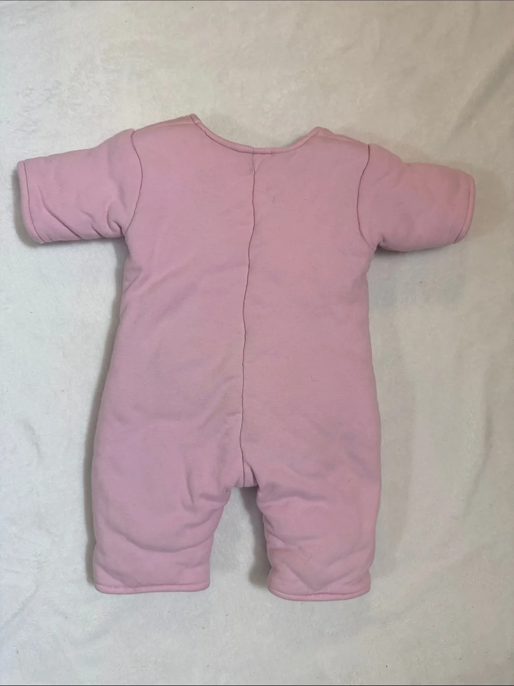 EUC baby marlins Pink Magic Sleepsuit size large 6/9mo